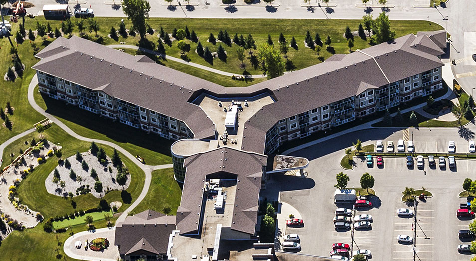 Aerial View of Concordia Village III